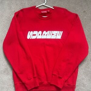 *NEW* Supreme Red Crewneck Sweater